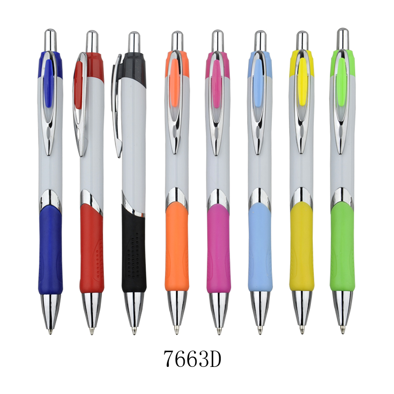 7663D - PLASTIC BALL PEN